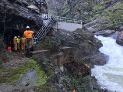 Image of the access point at South Fork