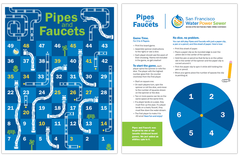 game cover with the name Pipes and Faucets