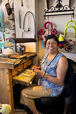 Diana Medina, Owner of Diju Jewelry.