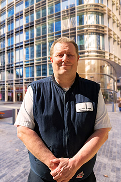 Salesforce Tower's Chief Engineer, JP Morgan, who helped the building reduce its energy load