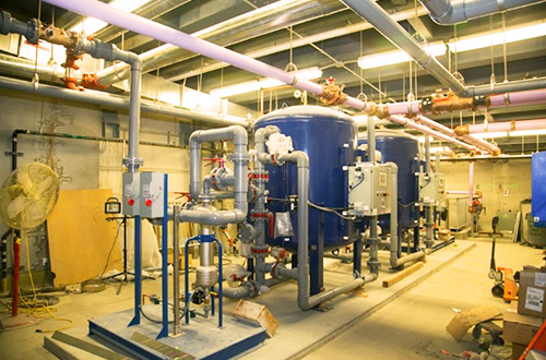 Moscone's onsite water reuse system treats rainwater and other drainage so that it can be used again.