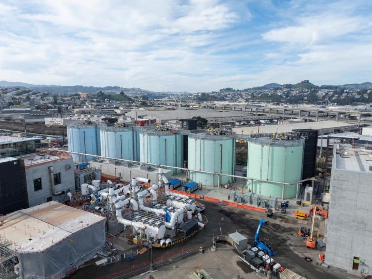 Construction is progressing on the Biosolids Digester Facilities Project.