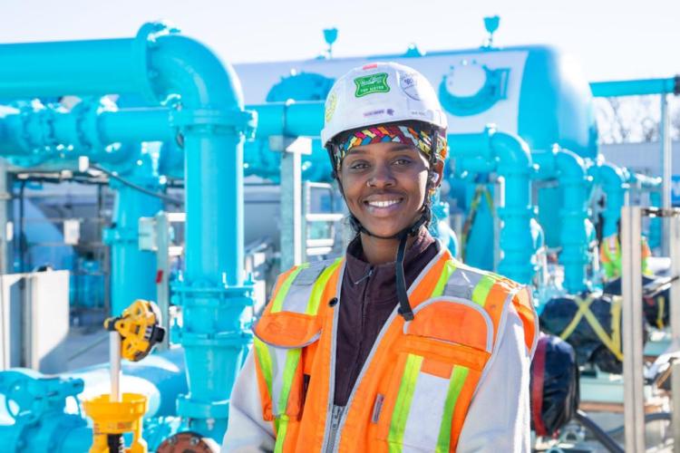 Sherelle Gardner, a Field Foreperson with Monterey Mechanical