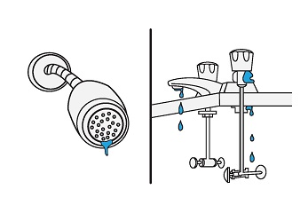 shower head and faucet leaks