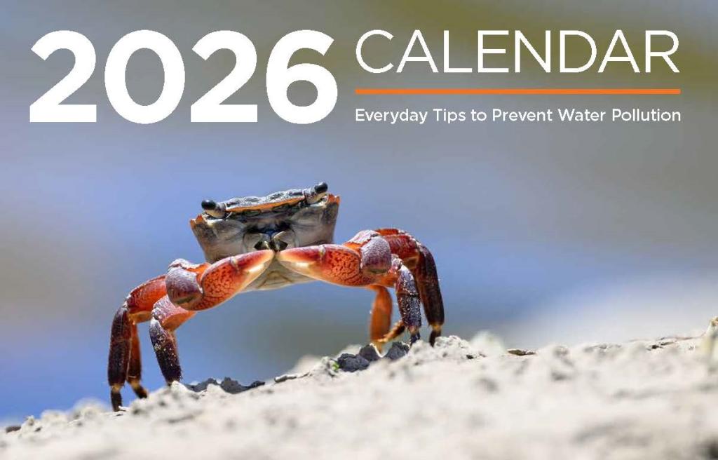 2026年SFPUC污染防治日曆 