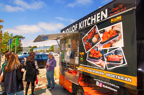  Jollof Kitchen providing community members with delicious and authentic African food made with locally sourced ingredients.