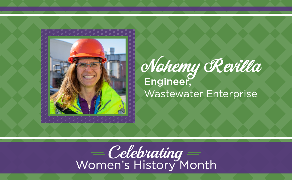 Engineer Nohemy Revilla has worked with the SFPUC Southeast Treatment Plant for more than 17 years.