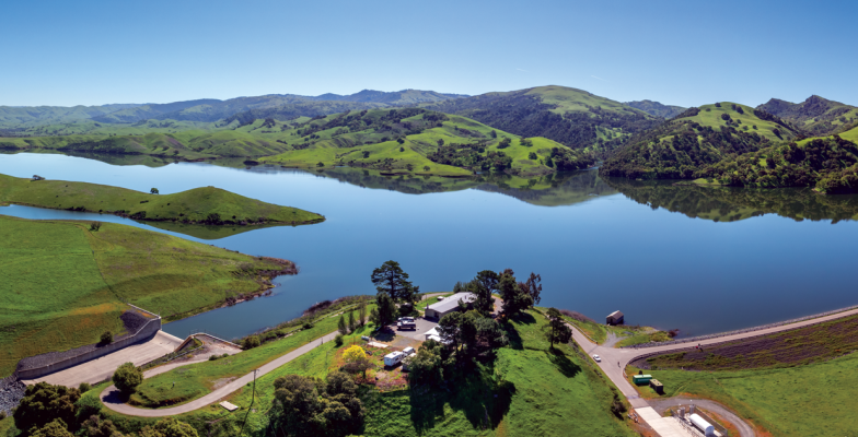 Alameda Watershed: San Antonio Reservoir and Turner Dam.