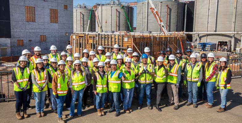 SFPUC workers at the Southeast Treatment Plant