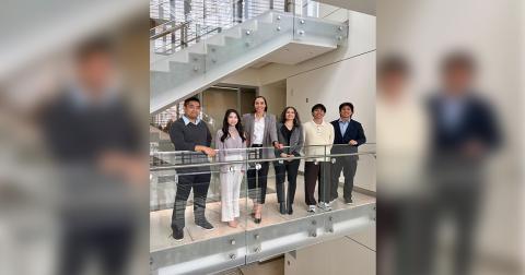 ITS Procurement Team, left to right: Samuel Vicente, Fiona Tan, Anjelica Houston, Carol Karimi, Jason Jao, and Elliot Yu. 