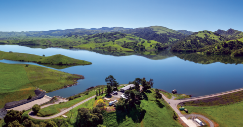 Alameda Watershed: San Antonio Reservoir and Turner Dam.