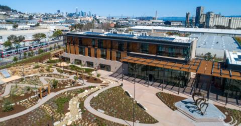 Aerial shot of the Southeast Community Center