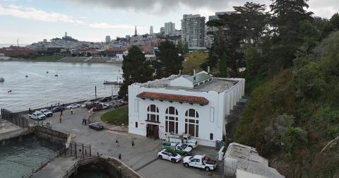 Aerial view of pump station no. 2