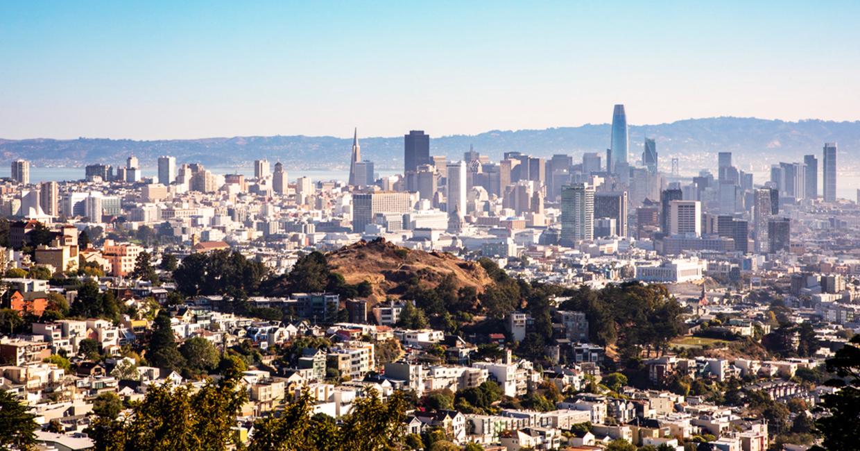 San Francisco City skyline.