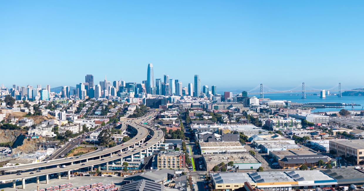 San Francisco City skyline.