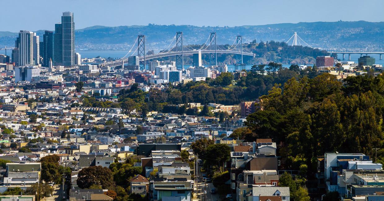 San Francisco skyline.