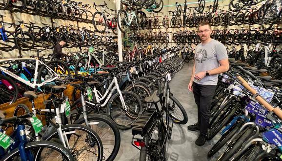 The SFPUC is offering a $1,000 discount on e-bikes to their qualifying low-income power customers at select retailers, including The Bike Connection. 