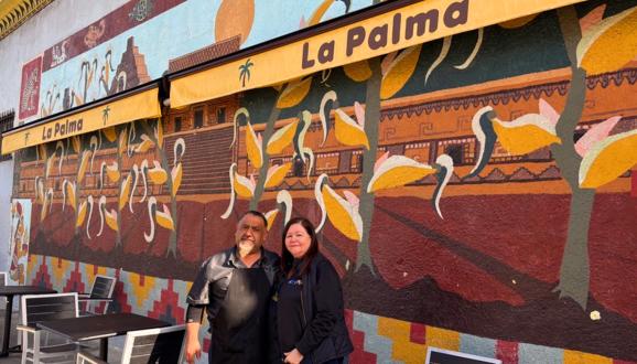 Владельцы Ла Пальмы Рубен Ибарра (слева) и Аида Ибарра (справа).