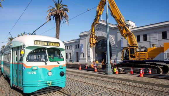 Installation of sewer main upgrades to improve the management of stormwater along the Embarcadero and Jackson Streets. Work was completed in spring of 2022. The SFPUC is investing further to replace aging sewer and water pipes across the City.