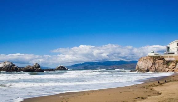 Ocean Beach and the Cliff House.