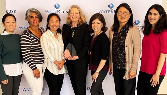 SFPUC Staff Accept the WateReuse Award
