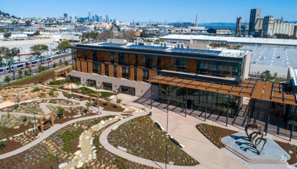 Aerial shot of the Southeast Community Center
