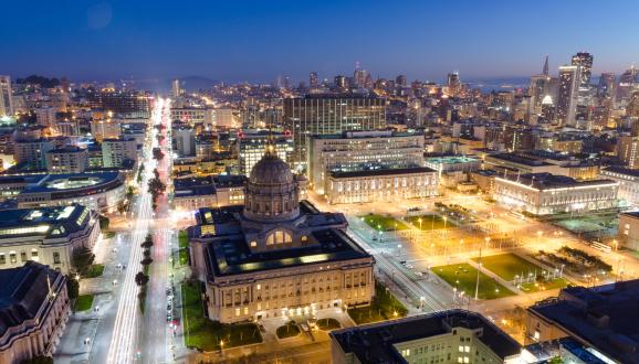 San Francisco City Hall at Night